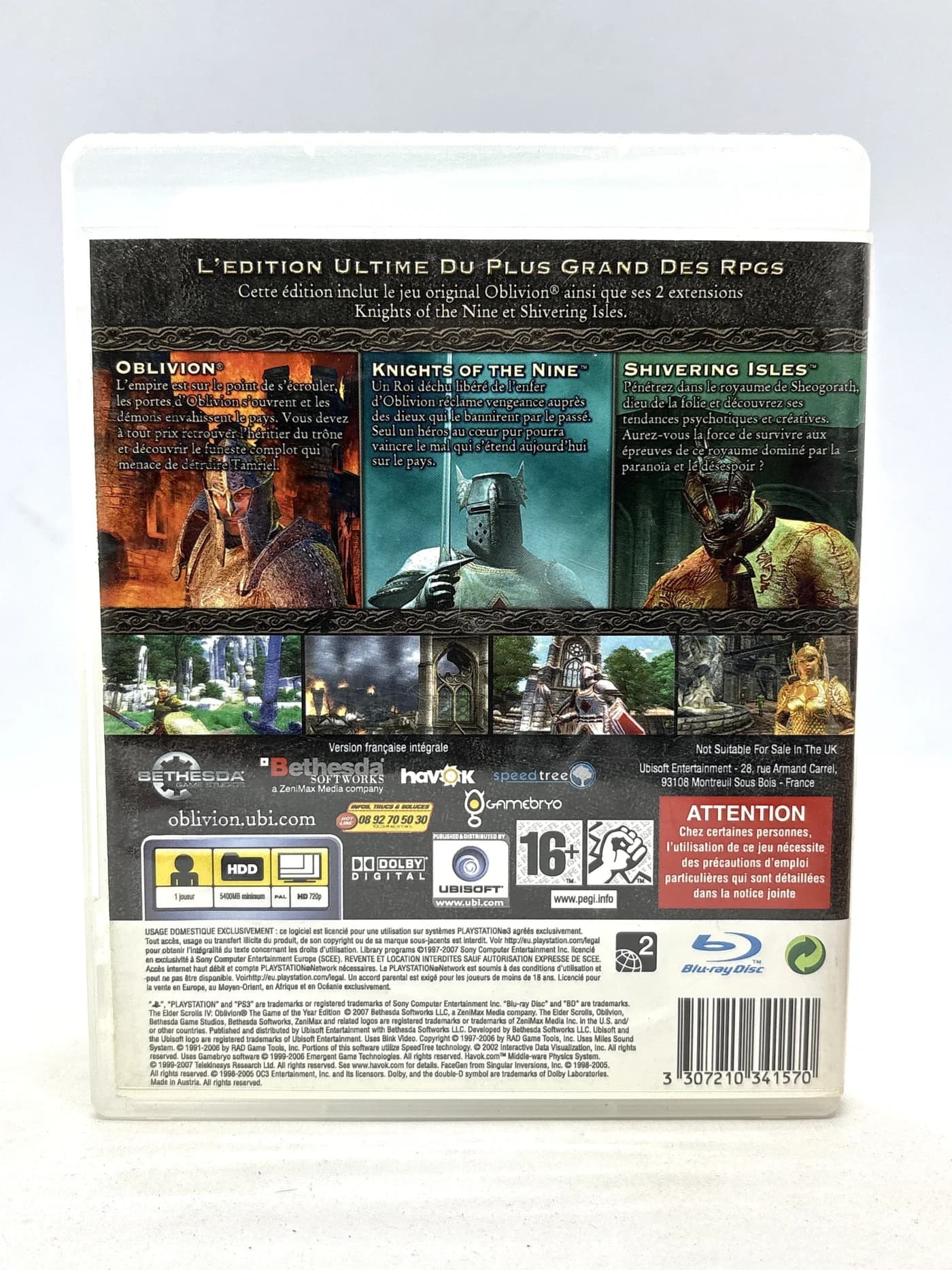 The Elder Scrolls IV Oblivion Game of the Year Edition PS3