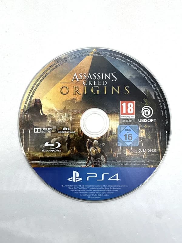 Assassin's Creed Origins PS4 (disc only)
