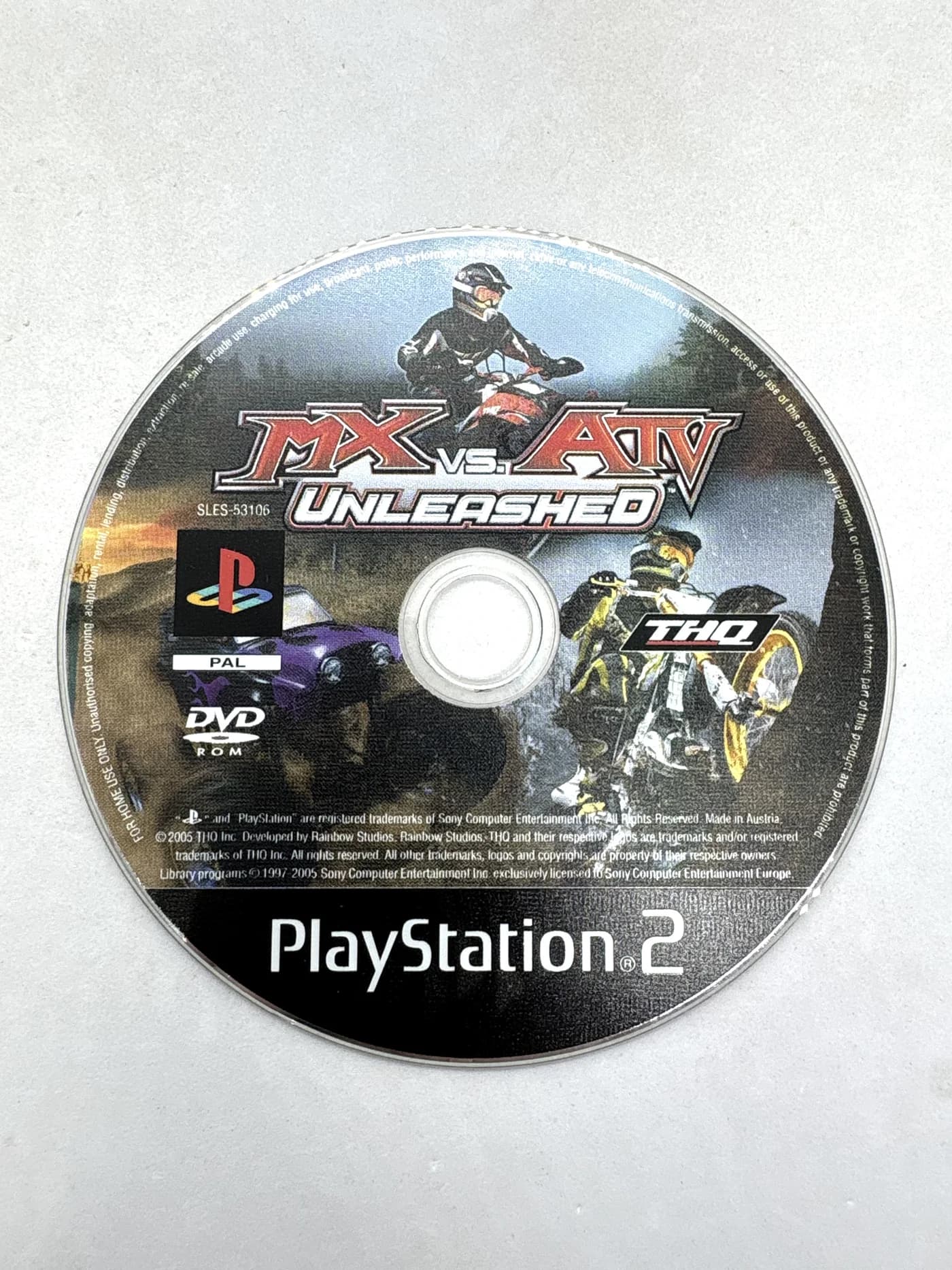 MX vs ATV Unleashed PS2 (game only)