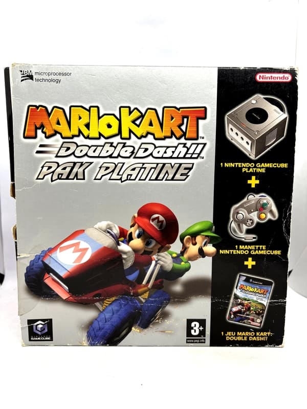 Nintendo GameCube Console Mario Kart Double Dash Pack Complete