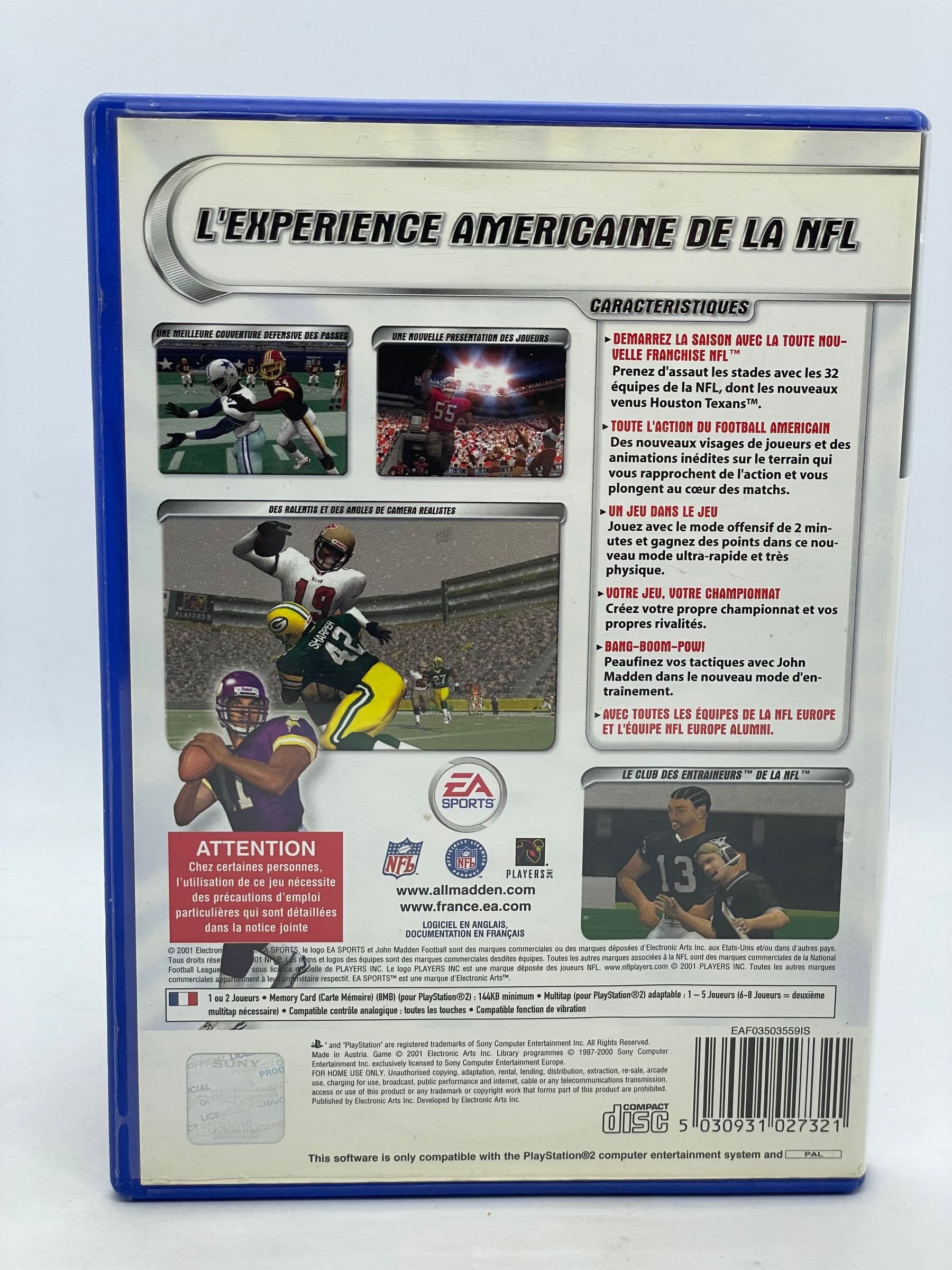 Madden NFL 2002 PS2