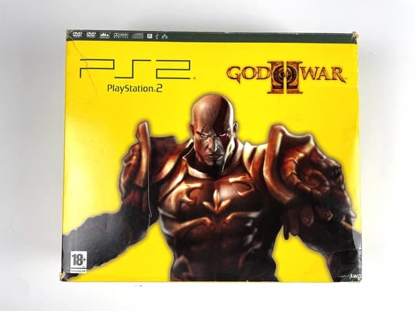 PlayStation 2 PS2 Slim God of War 2 Pack Console SCPH-77004 Set UNIQUE