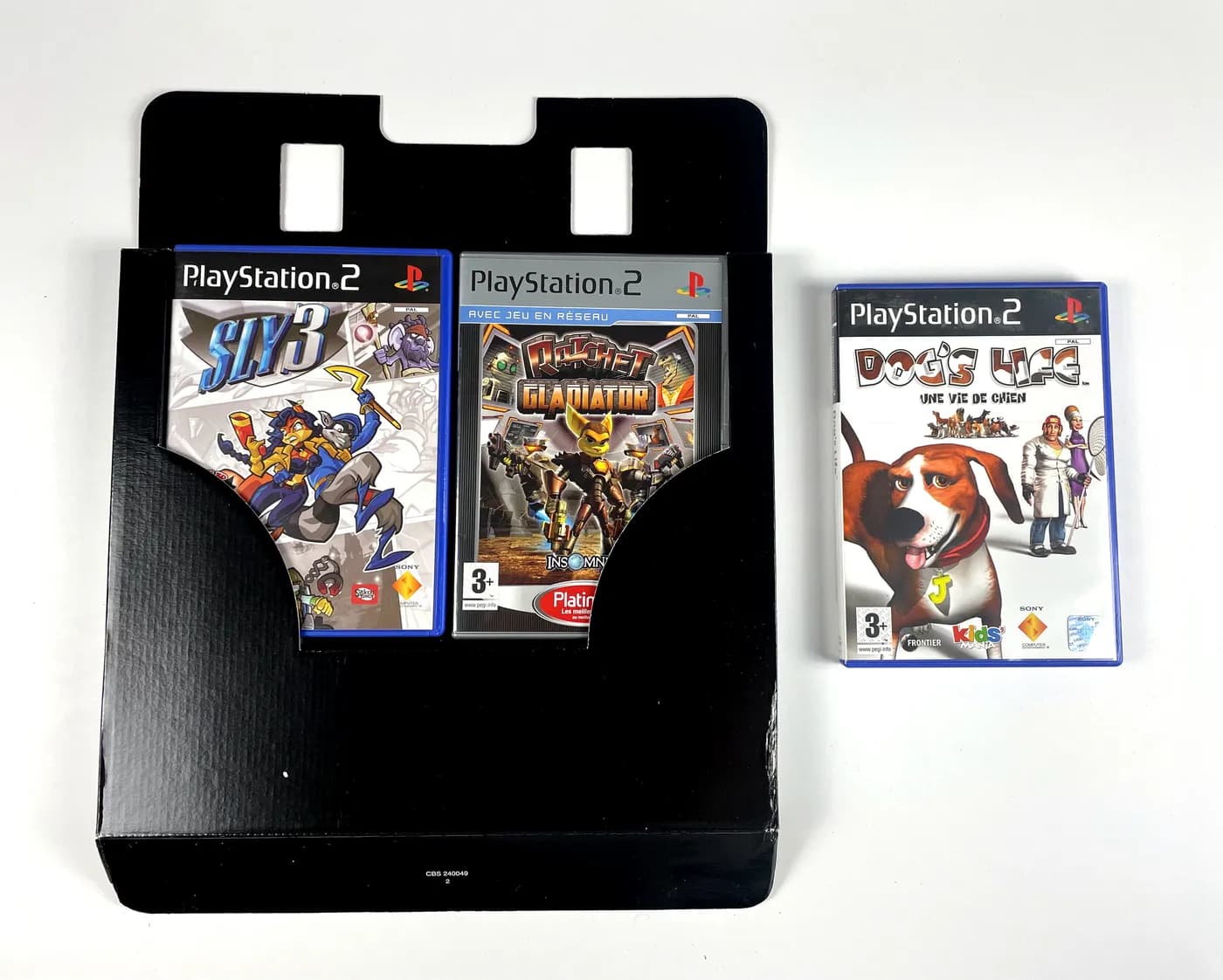 PlayStation 2 PS2 Triple Game Pack Console SCPH-77004 Complete