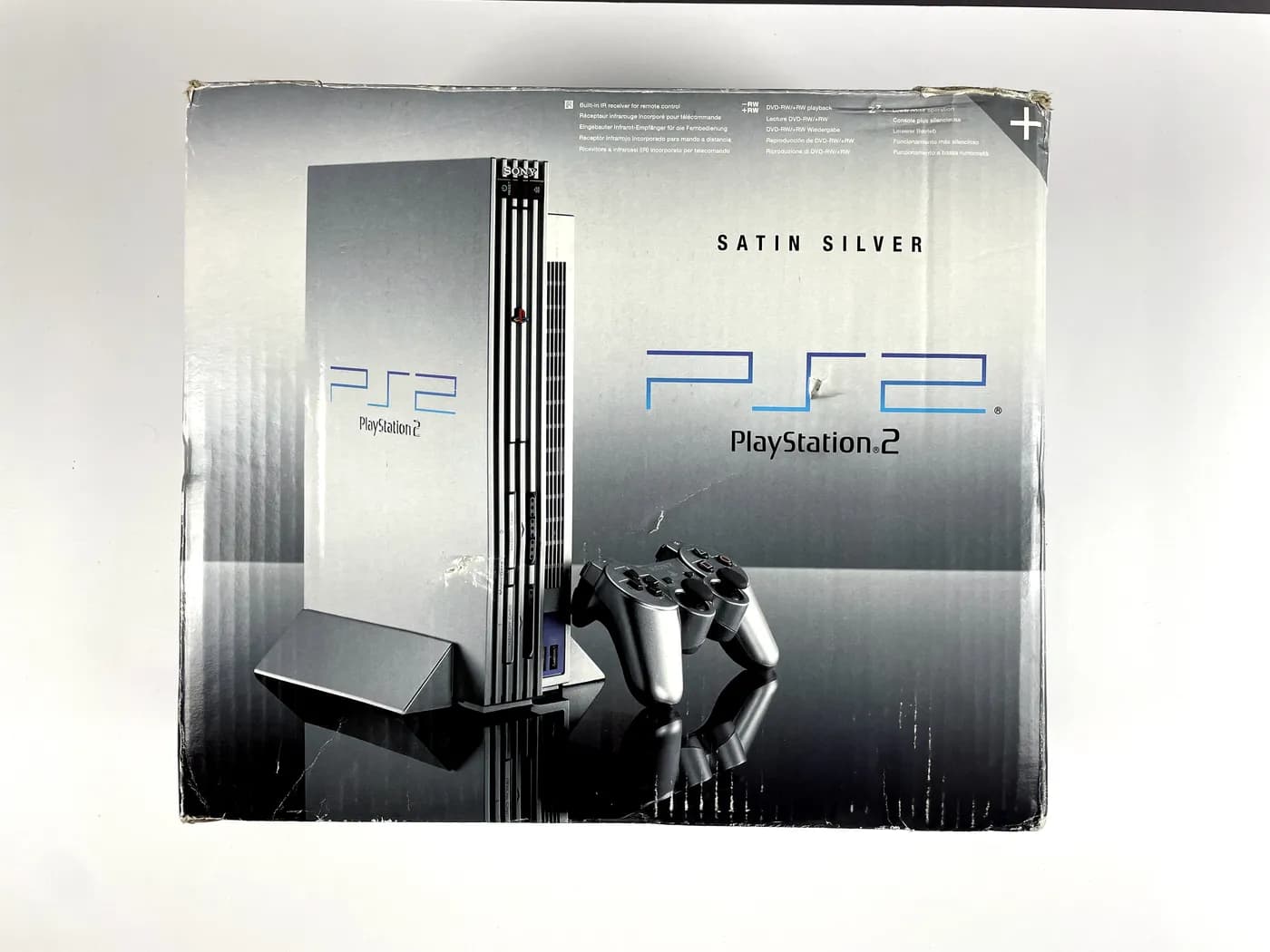 Konsola PlayStation 2 PS2 Satin Silver SCPH-50004 Komplet