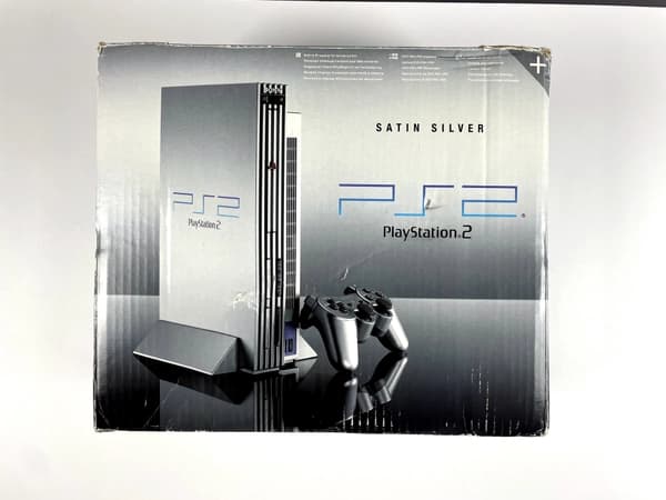 Konsola PlayStation 2 PS2 Satin Silver SCPH-50004 Komplet