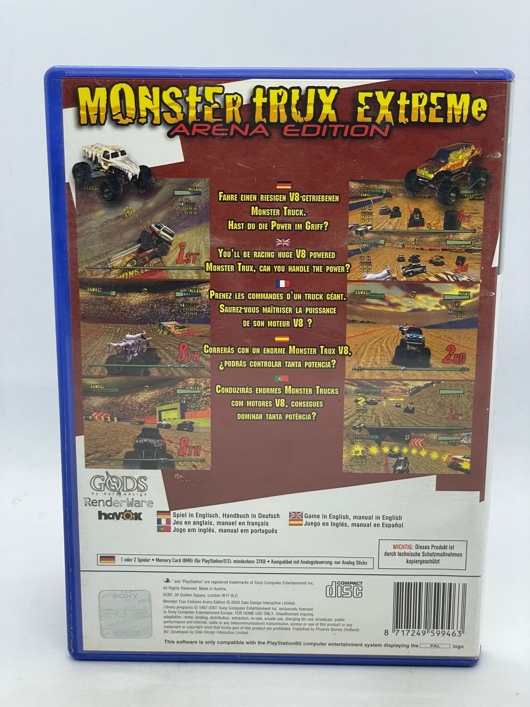 Monster Trux Extreme Arena Edition PS2