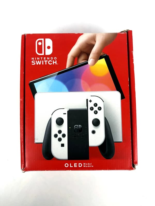 Nintendo Switch Oled White Console Complete