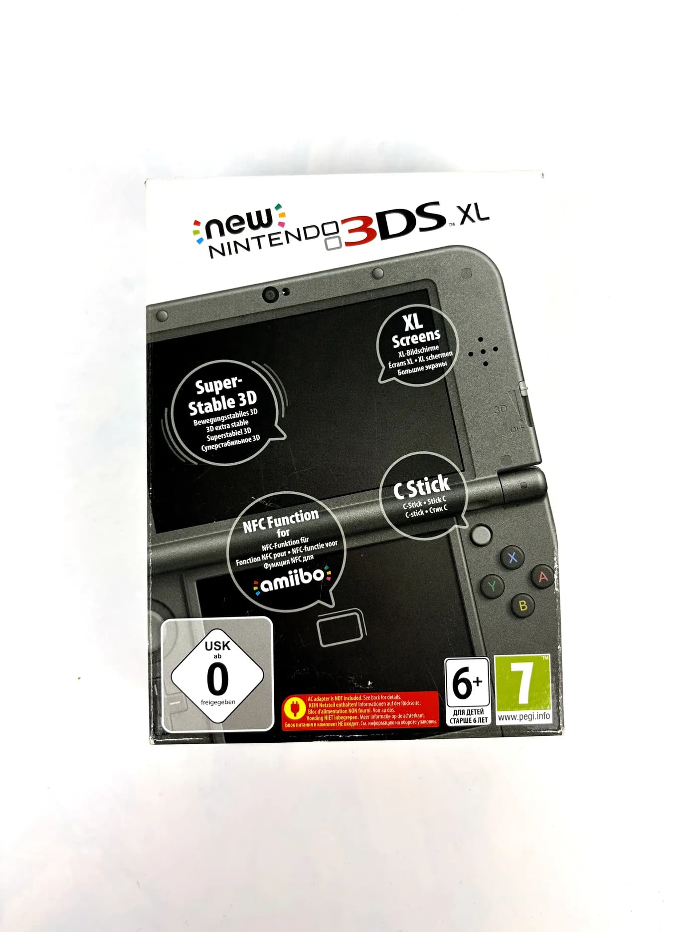 New Nintendo 3DS XL Metallic Black Console Set