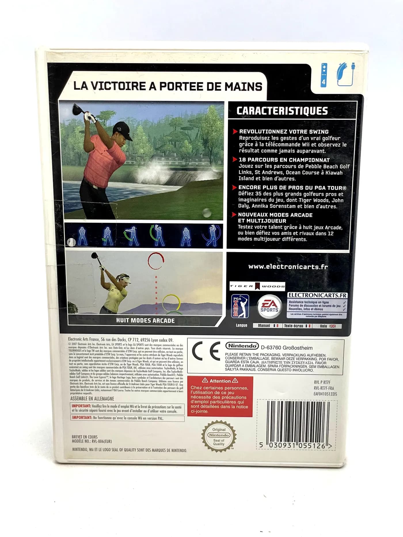 Tiger Woods PGA Tour 07 Nintendo Wii