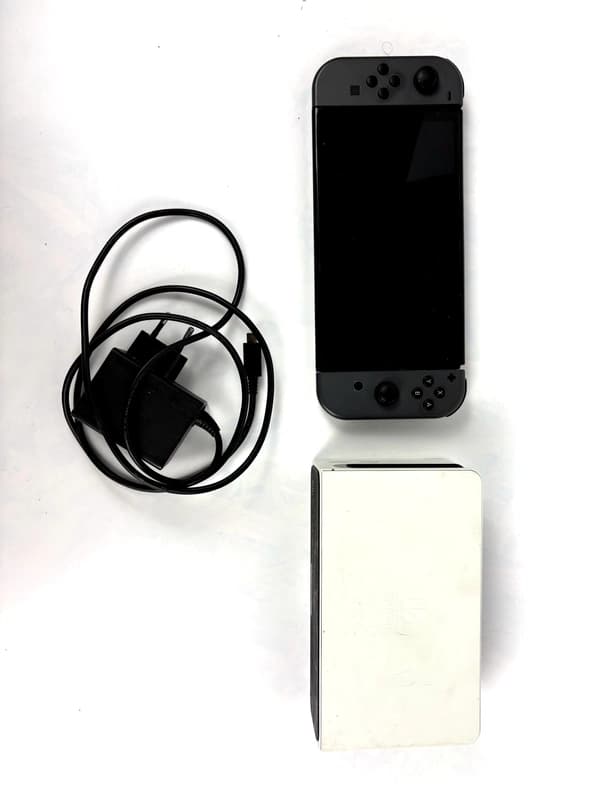 Nintendo Switch Console Oled Gray Set