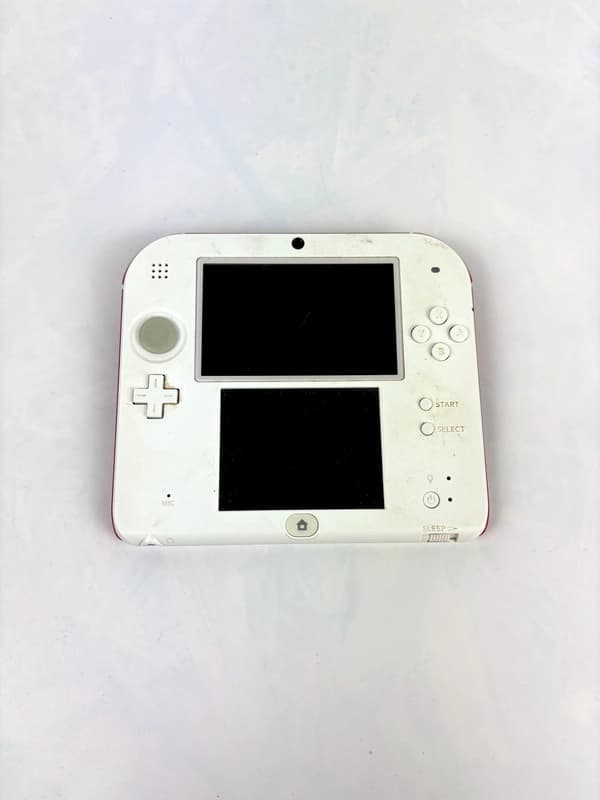 Nintendo 2DS White/Red Console + Charger