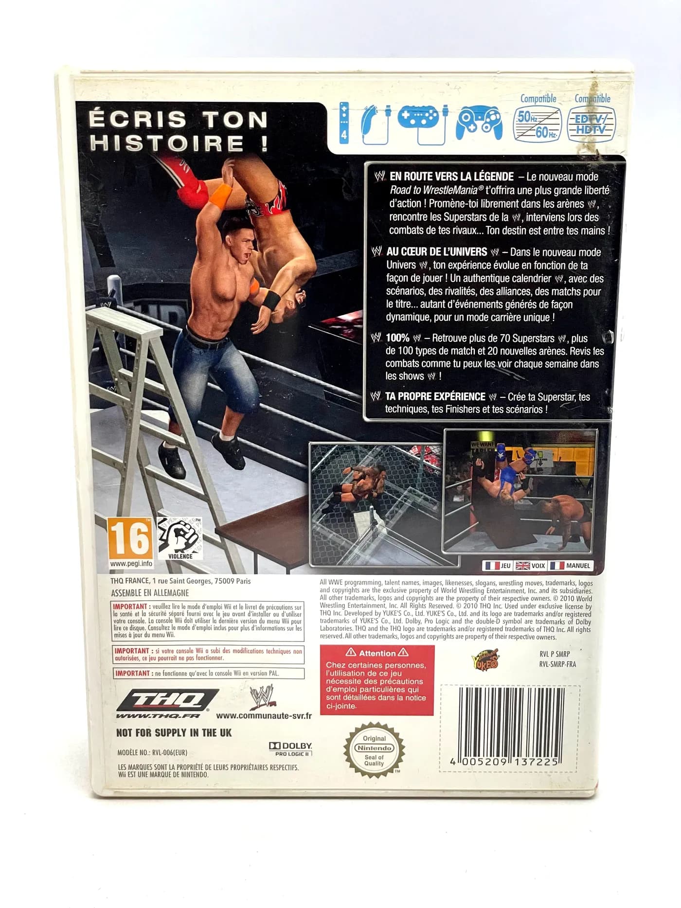 WWE Smackdown vs Raw 2011 Nintendo Wii