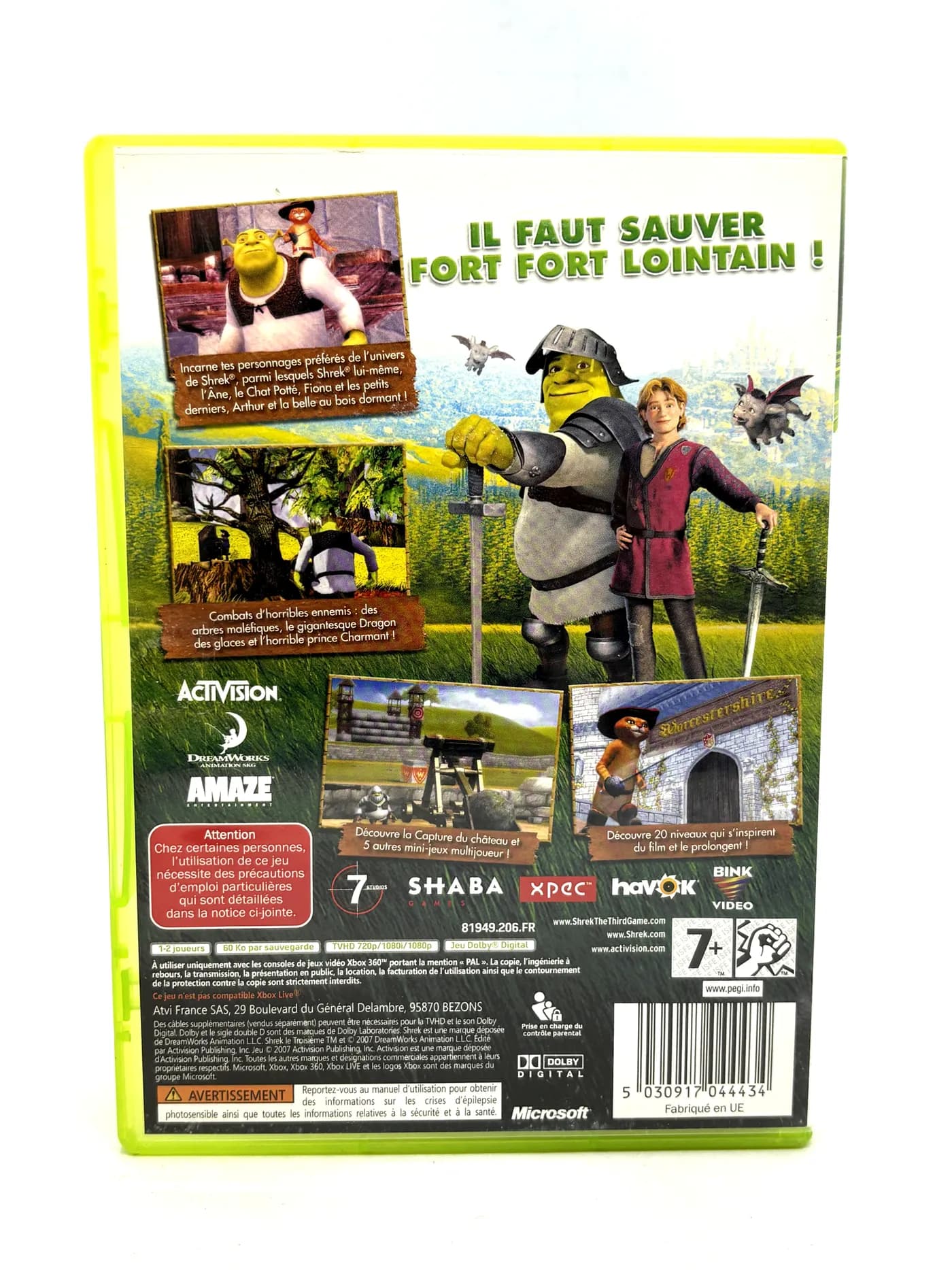 Shrek The Third Xbox 360