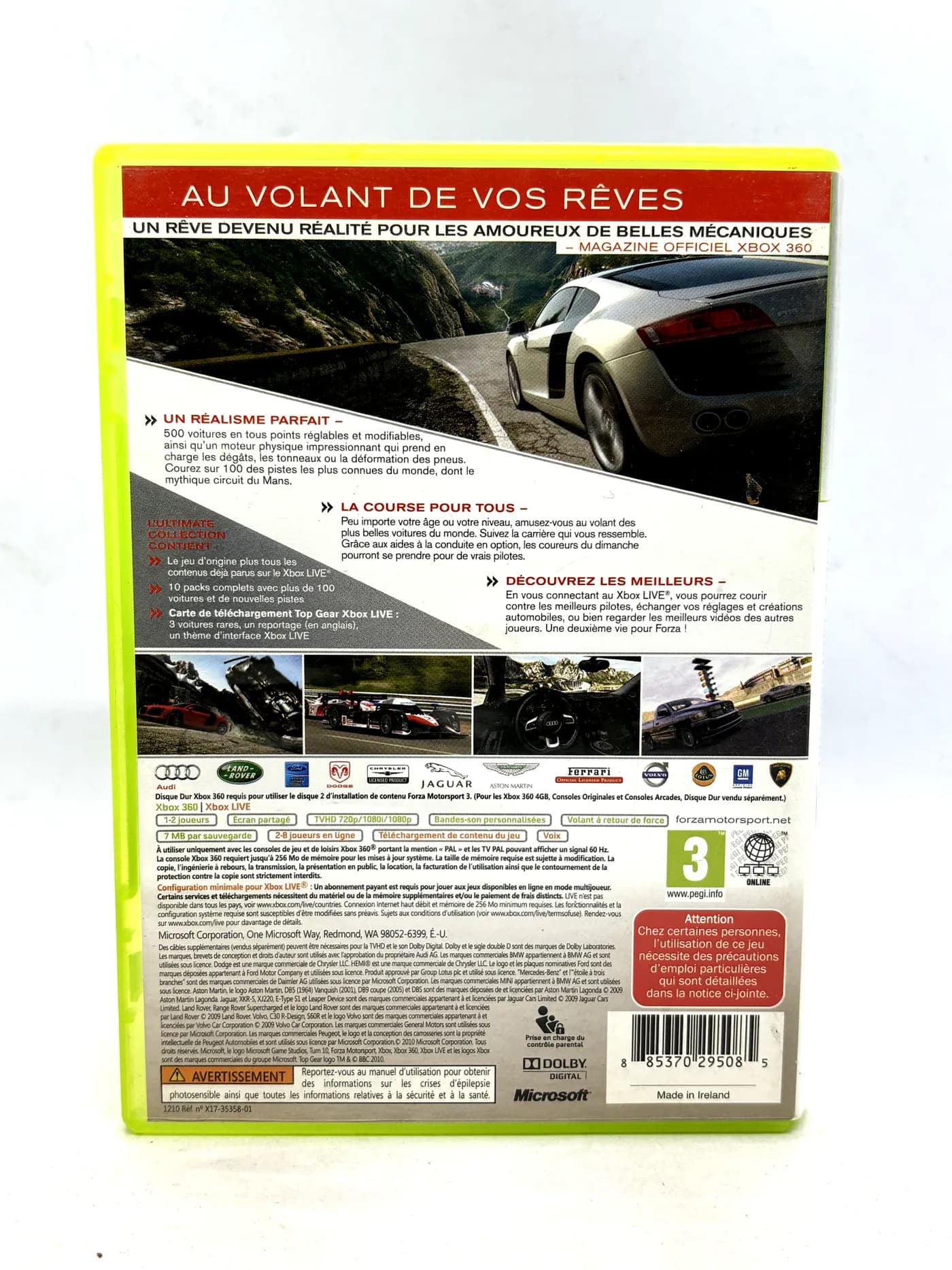 Forza Motorsport 3 Ultimate Collection Xbox 360