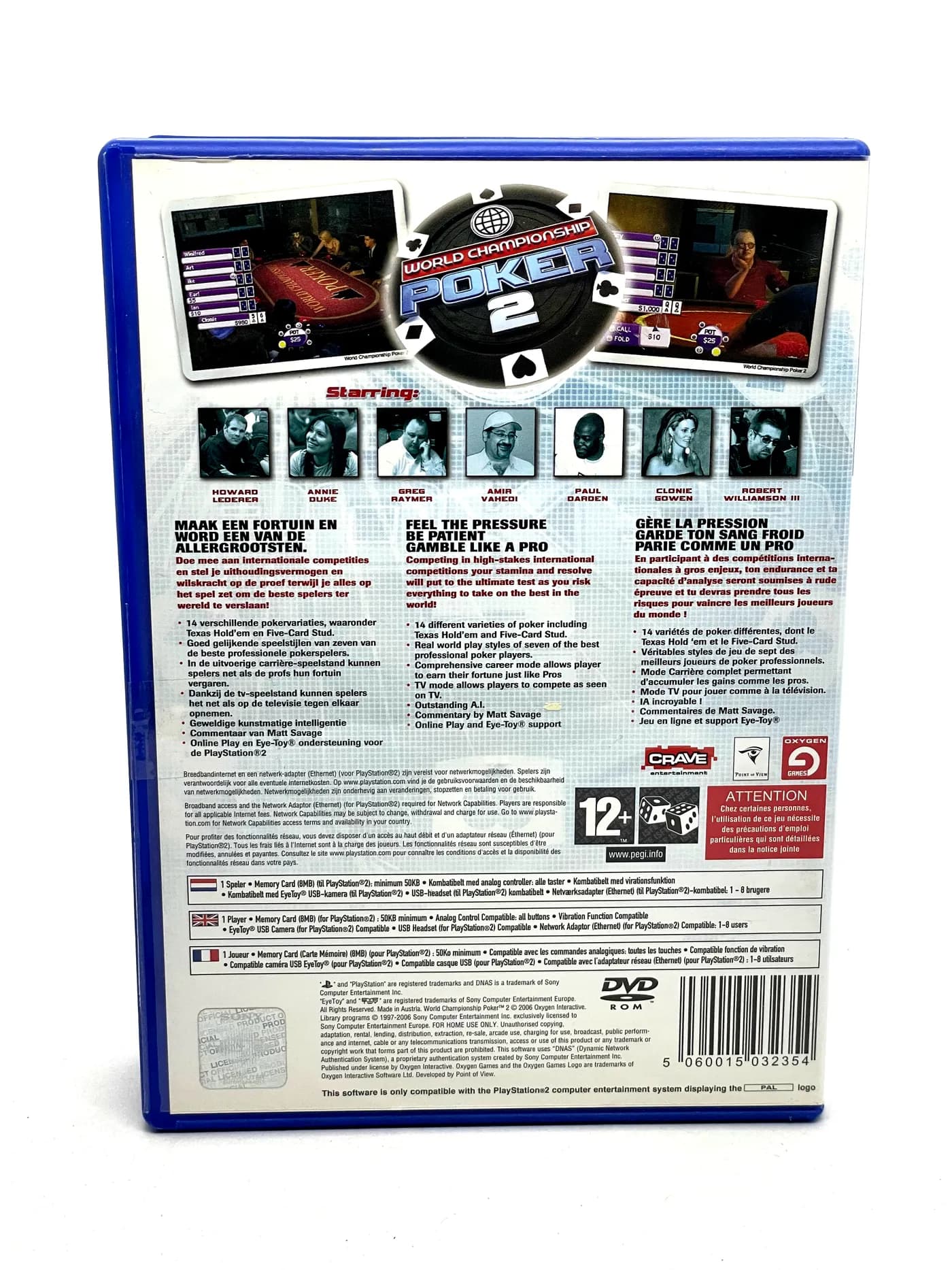 World Championship Poker 2 PS2