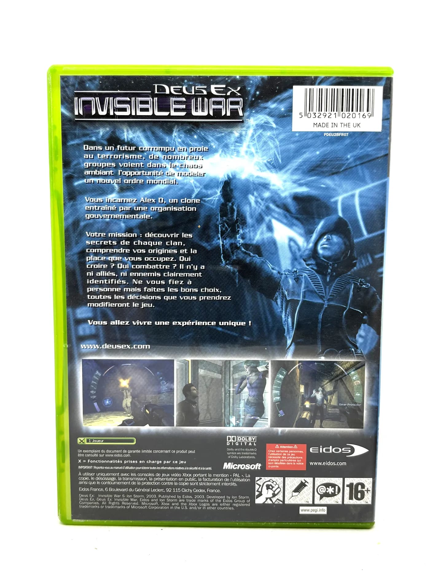 Deus Ex Invisible War XBOX