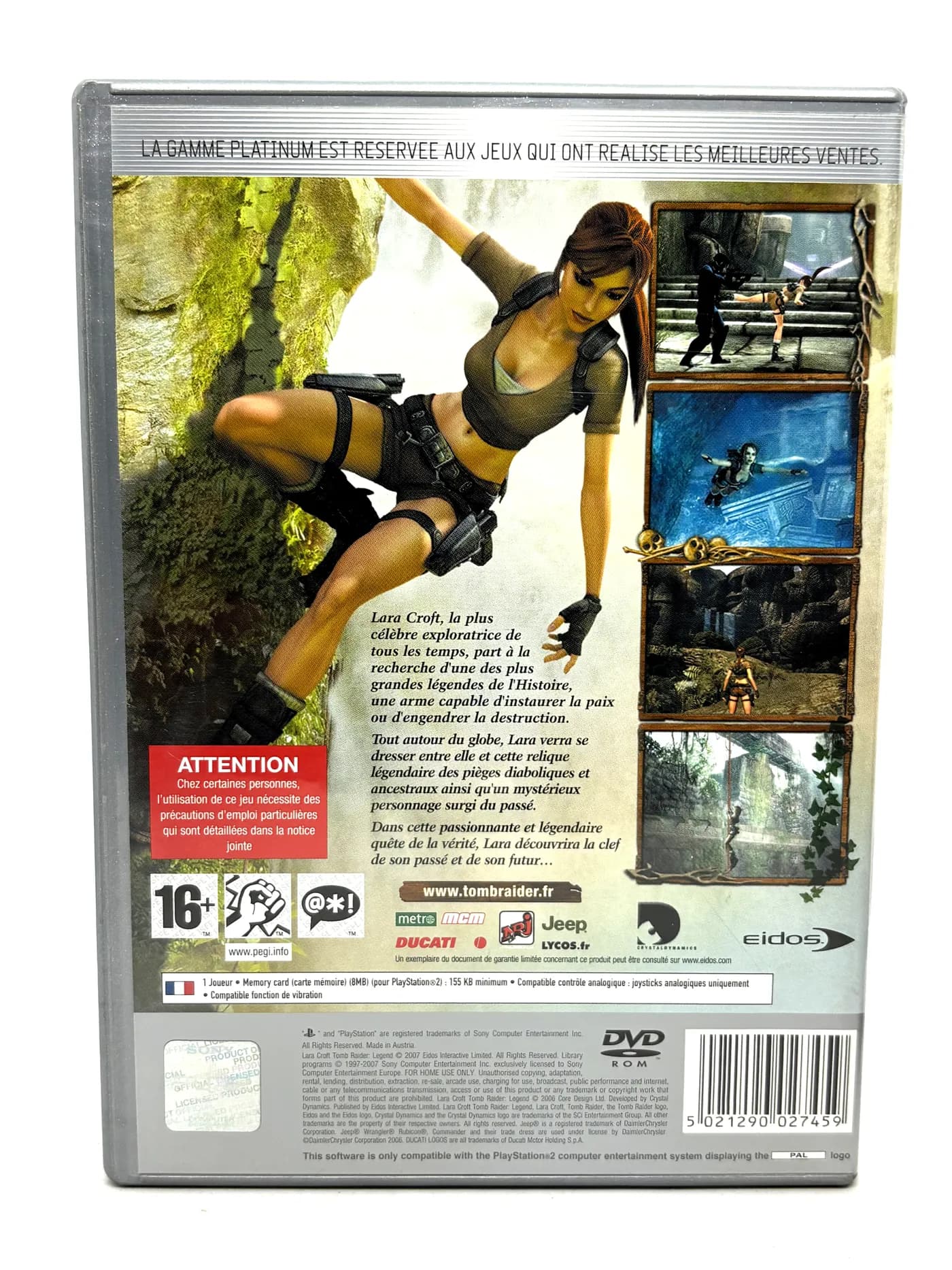 Lara Croft Tomb Raider Legend PS2