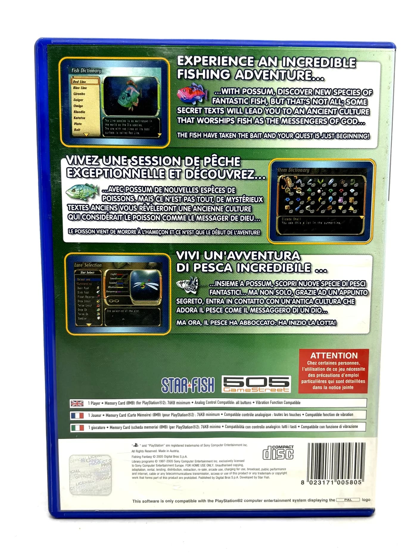Fishing Fantasy PS2