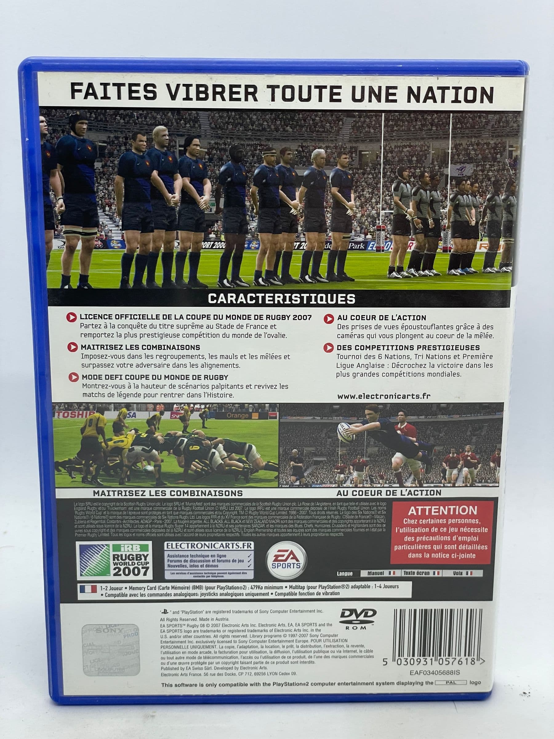 Rugby 08 PS2 (FR)
