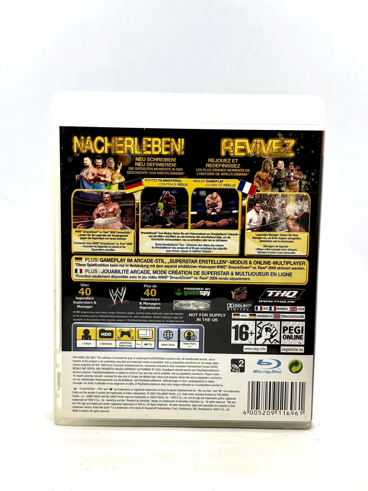 WWE Legends of Wrestlemania PS3