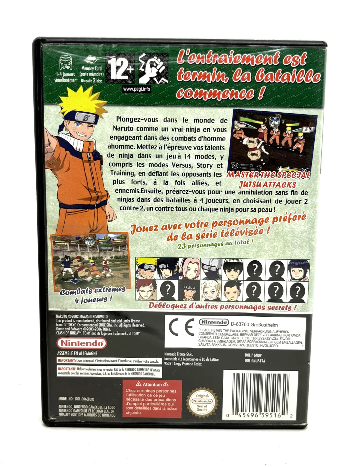 Naruto Clash of Ninja Nintendo GameCube