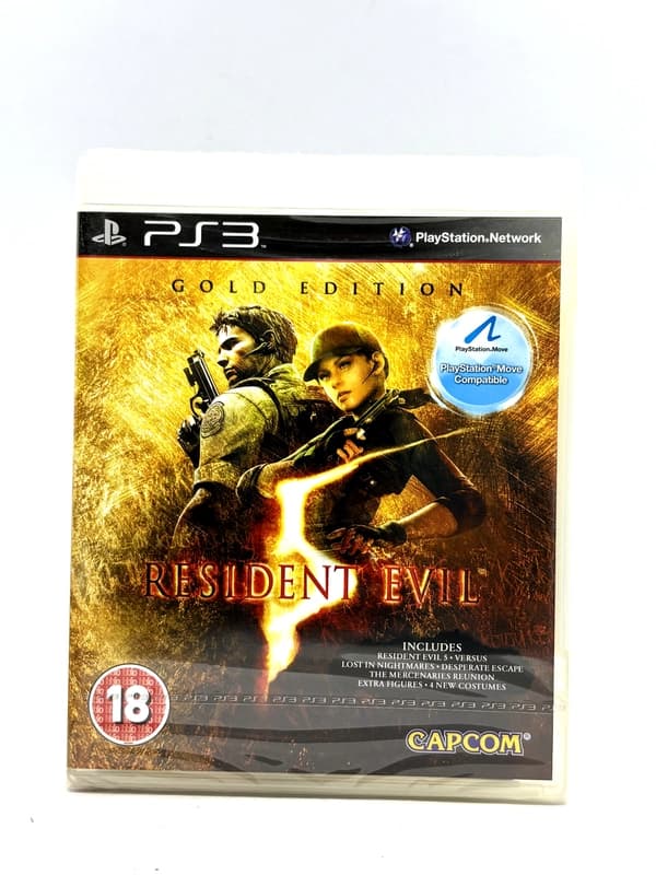 Resident Evil 5 Gold Edition PS3 (New and Sealed)