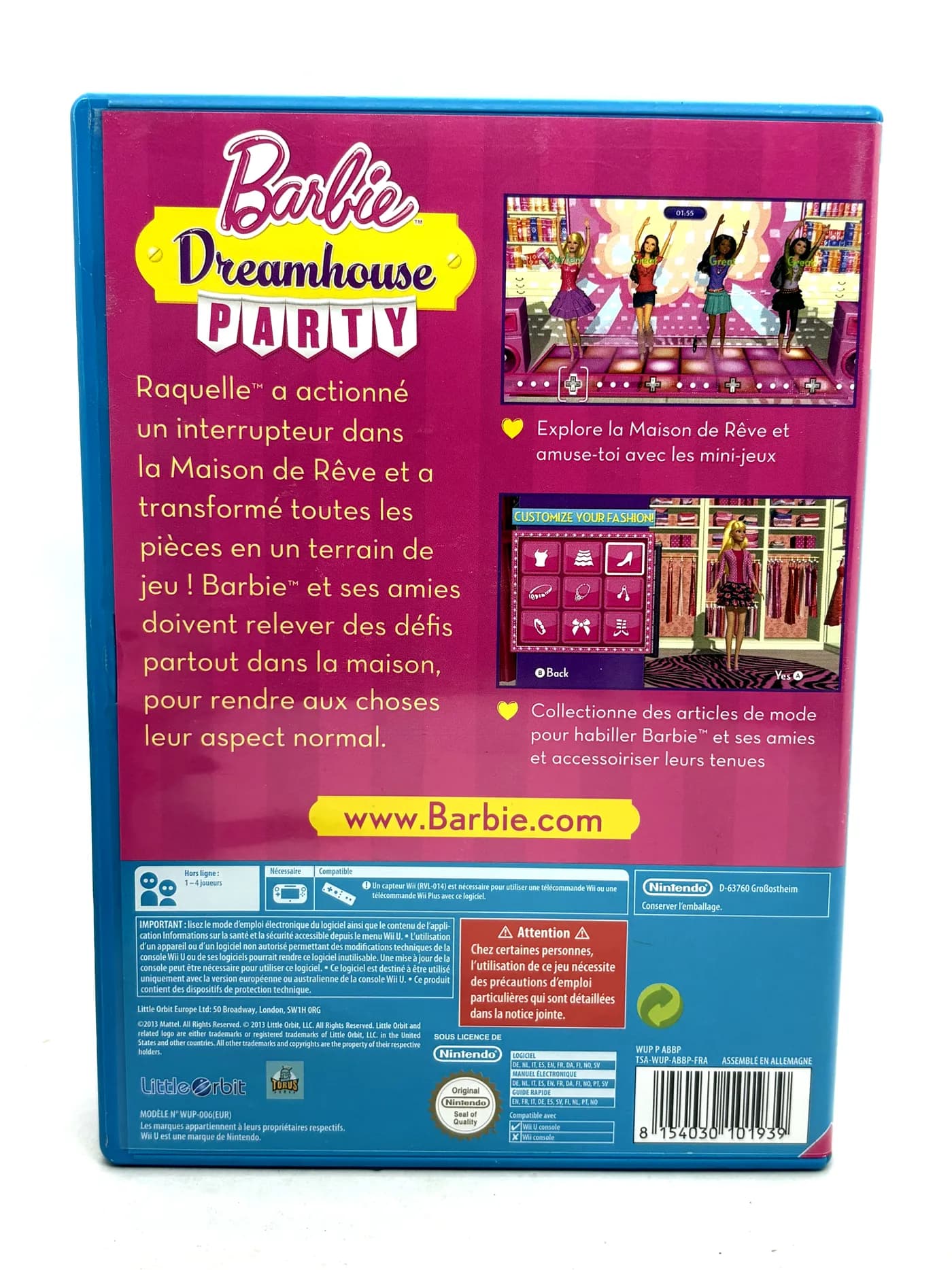 Barbie Dreamhouse Party Nintendo Wii U