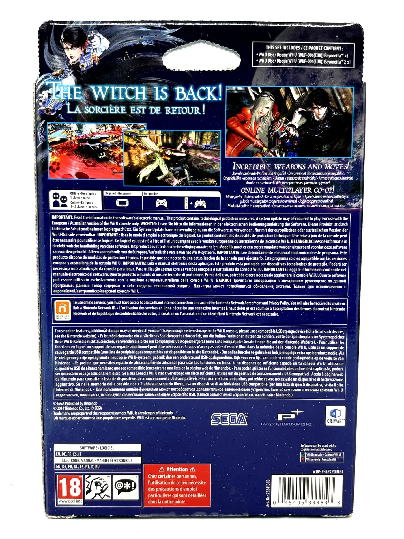 Bayonetta + Bayonetta 2 Special Edition Nintendo Wii U