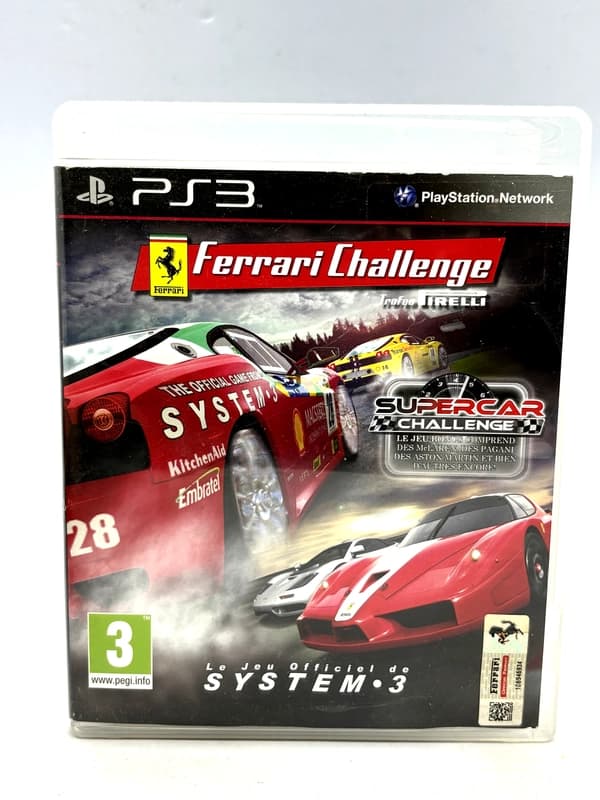 Ferrari Challenge Trofeo Pirelli with Supercar Challenge PS3