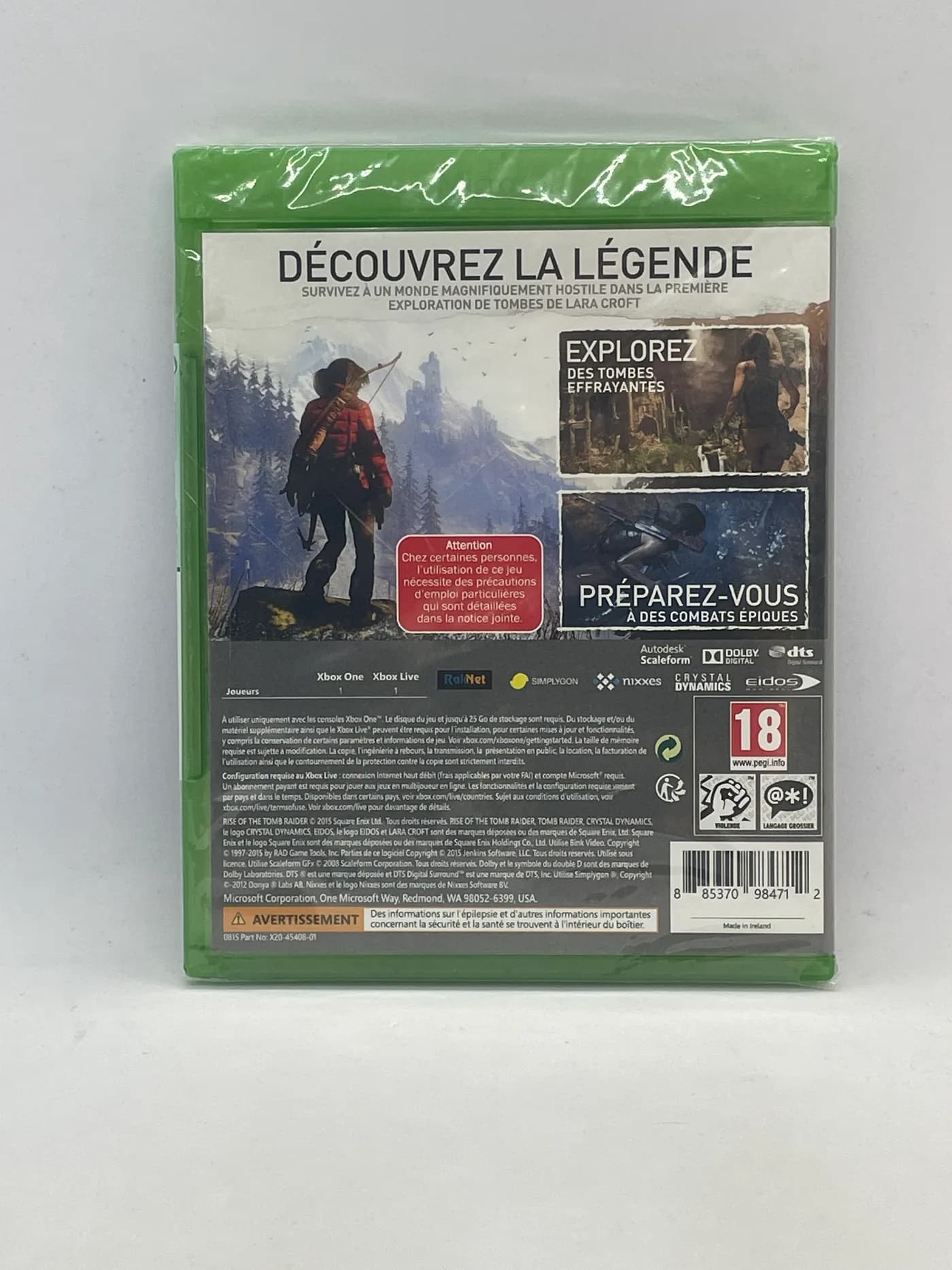 Rise of the Tomb Raider Xbox One