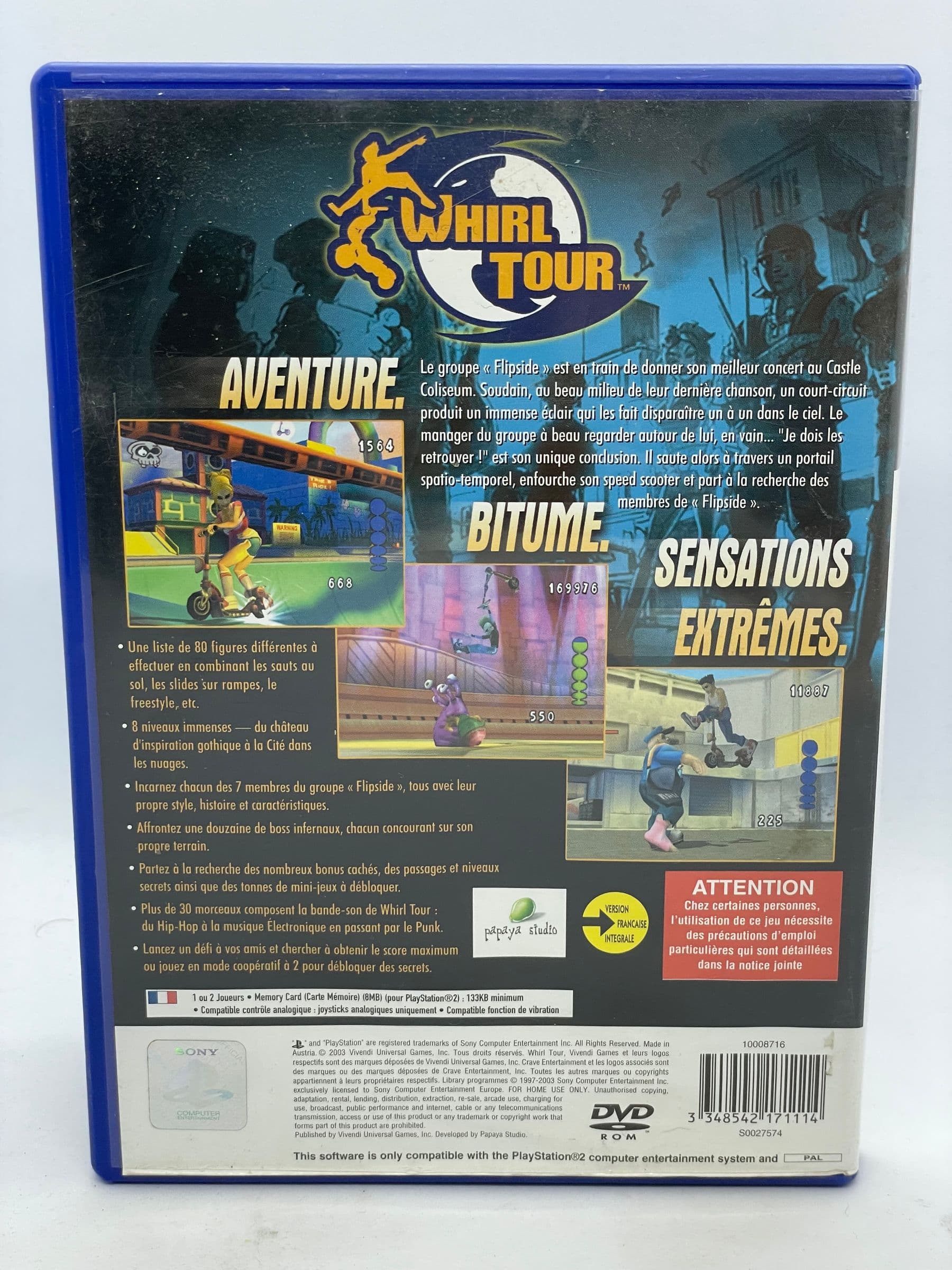 Whirl Tour PS2