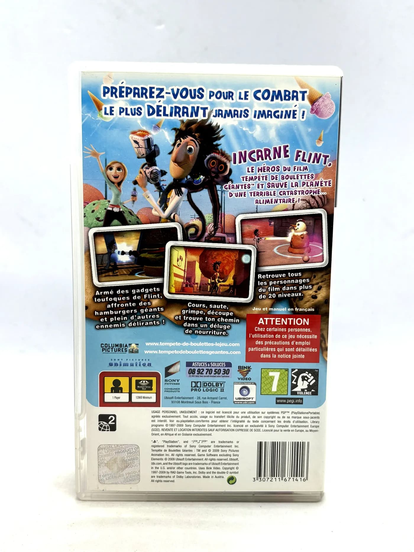 Cloudy with a Chance of Meatballs PSP