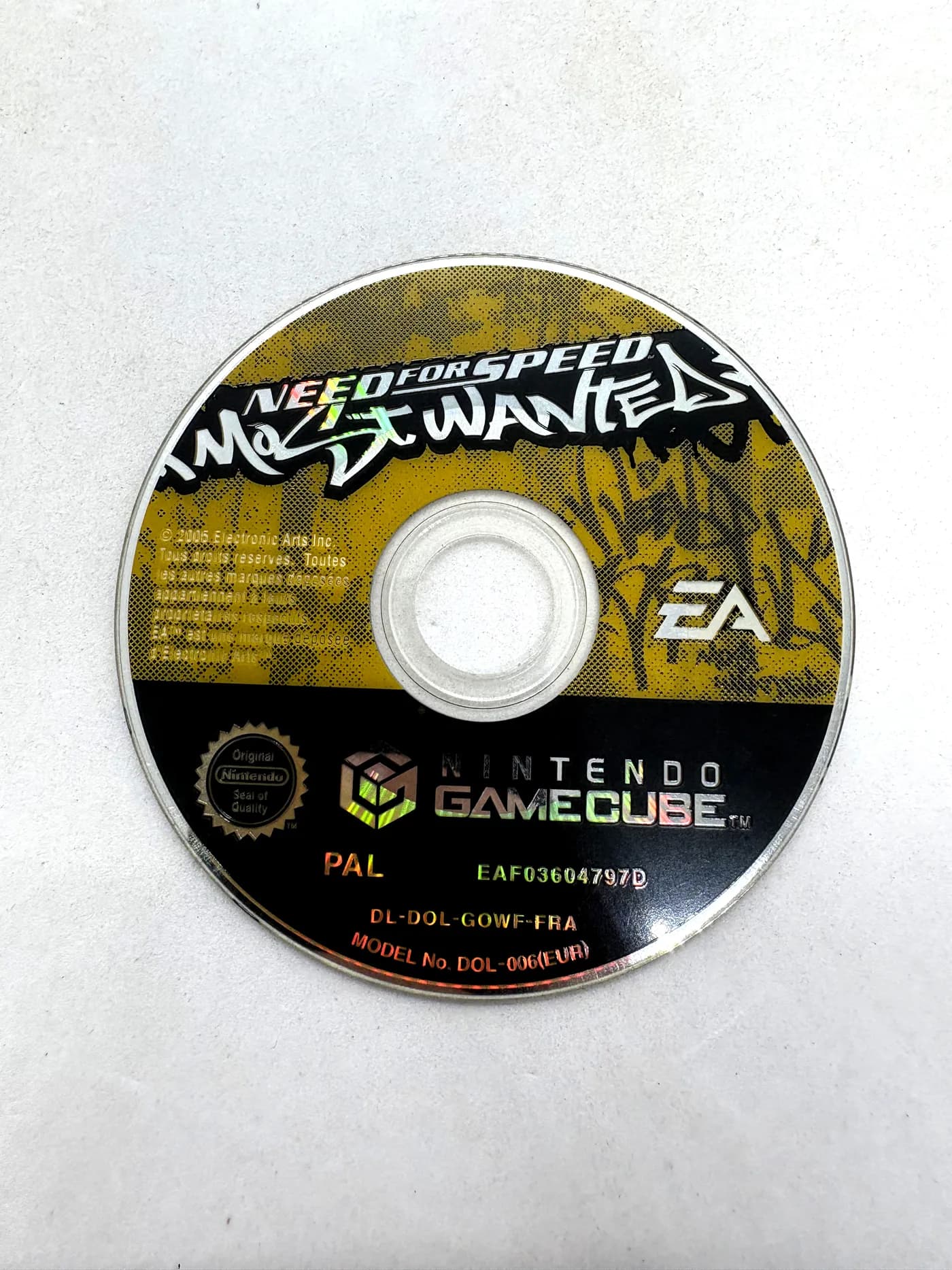 Need for Speed Most Wanted Nintendo GameCube (disc only)