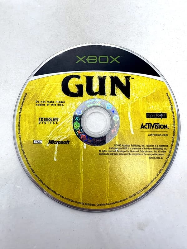 Gun XBOX (disc only)