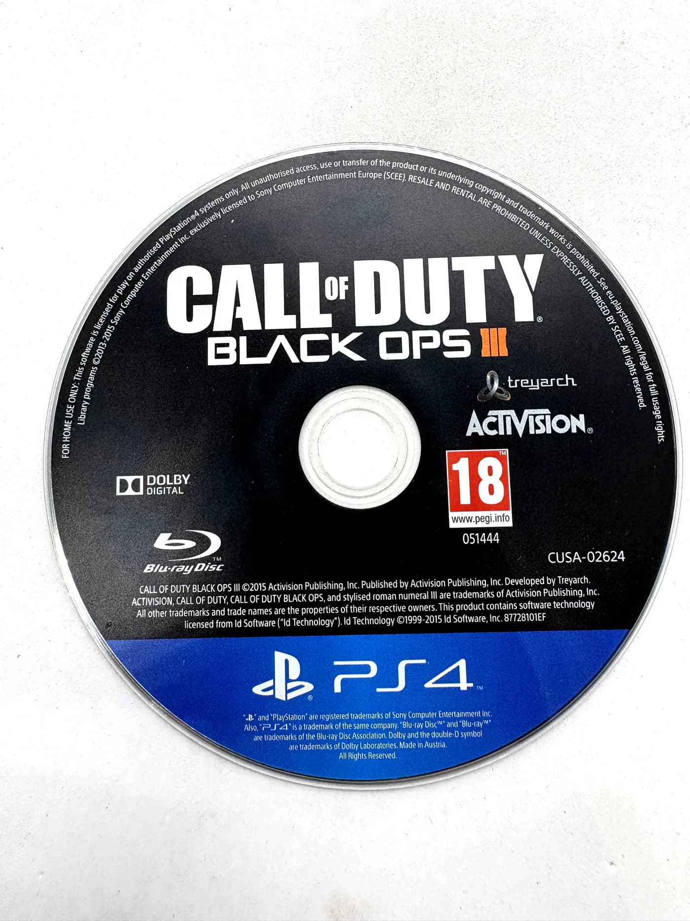 Call of Duty Black Ops III PS4 (game only)