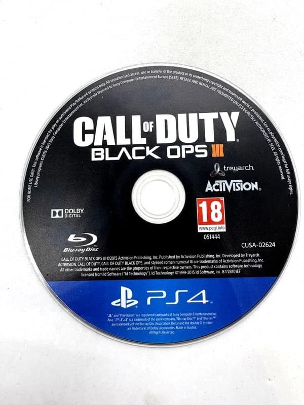 Call of Duty Black Ops III PS4 (game only)