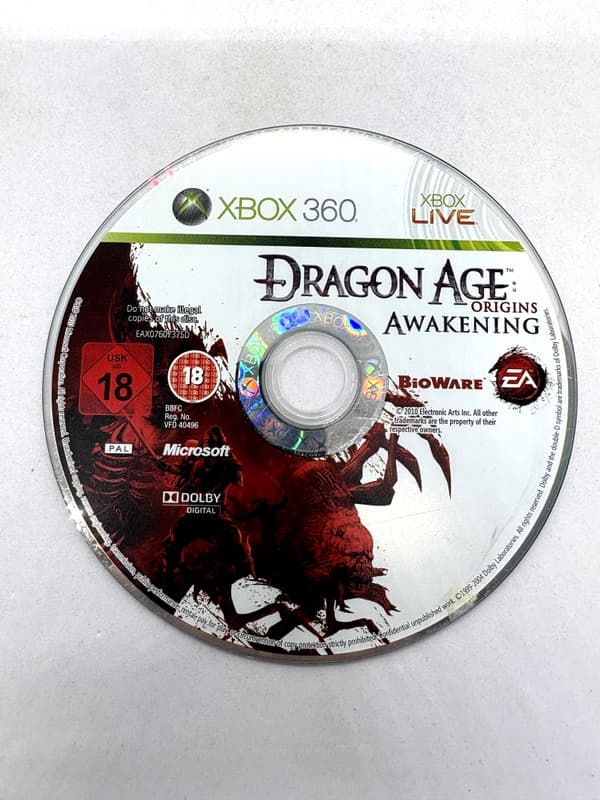 Dragon Age Origins Xbox 360 (disc only)