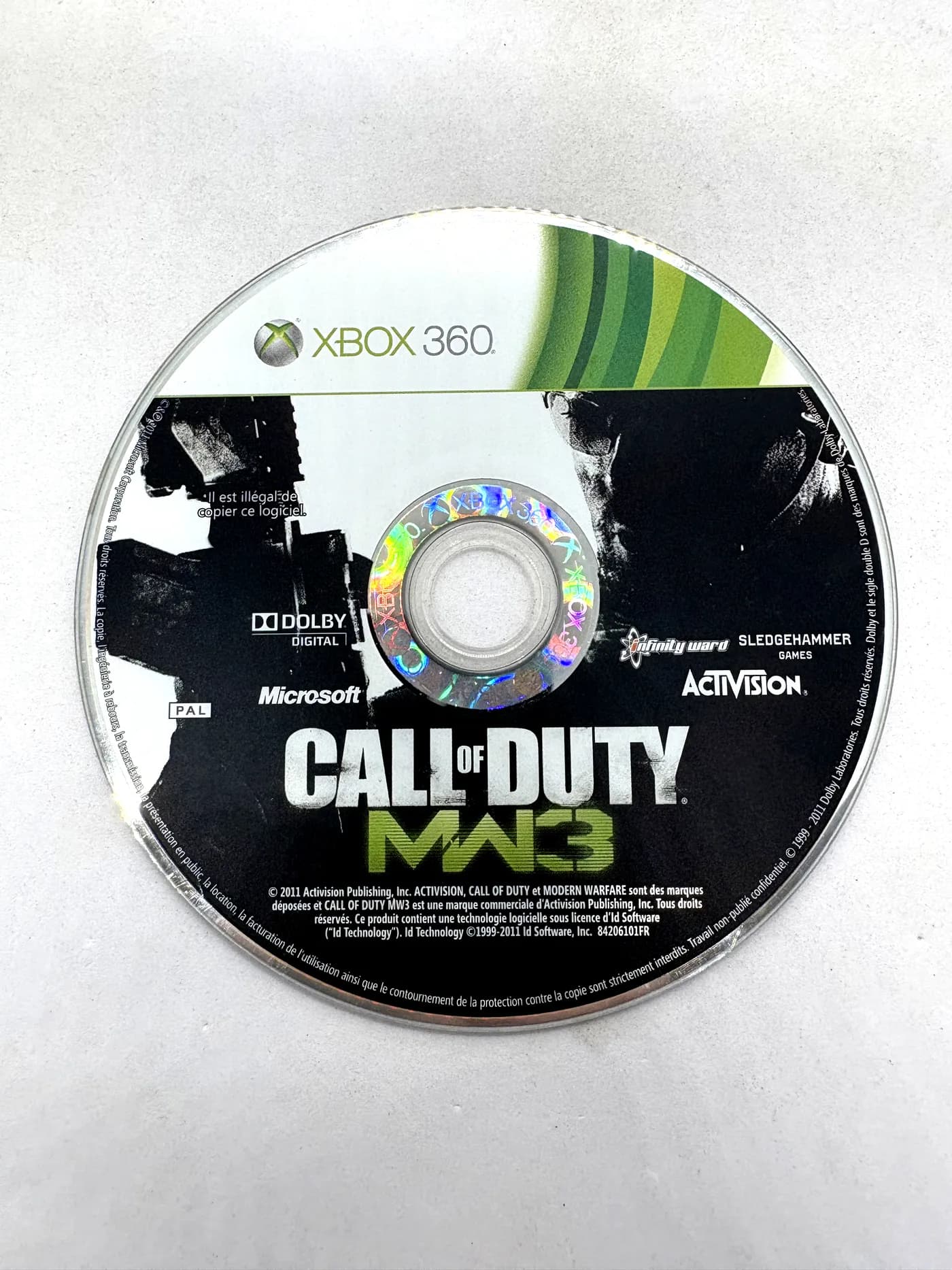Call of Duty Modern Warfare 3 Xbox 360 (FR) (disc only)