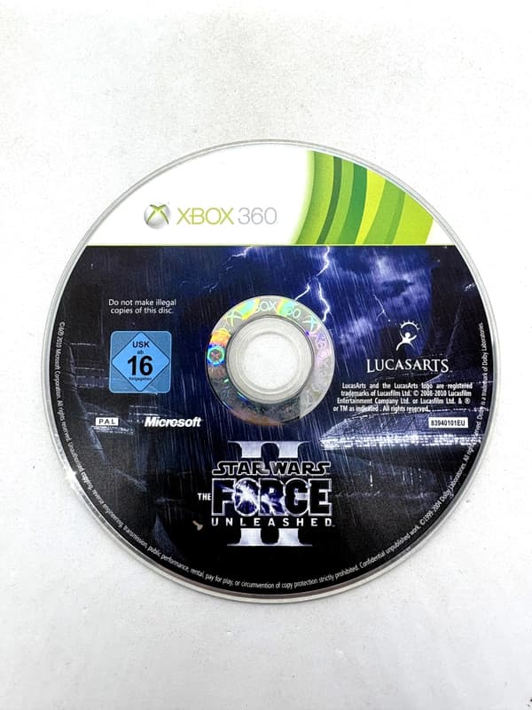 Star Wars The Force Unleashed 2 Xbox 360 (disc only)