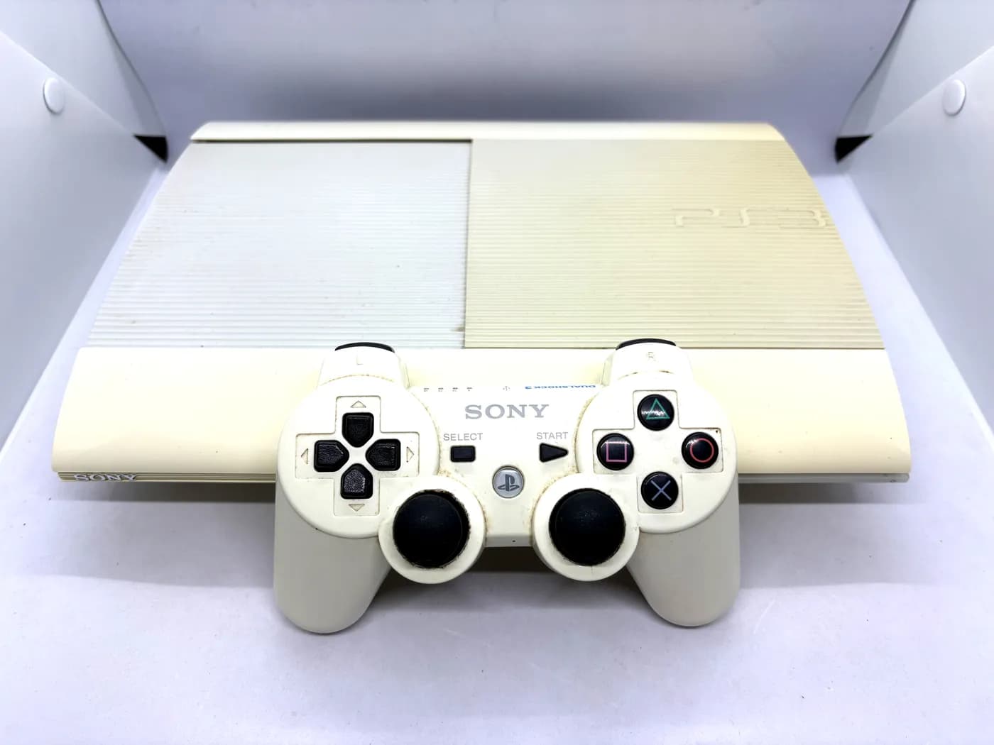 PlayStation 3 White CECH-4004C 500GB Console Complete Set