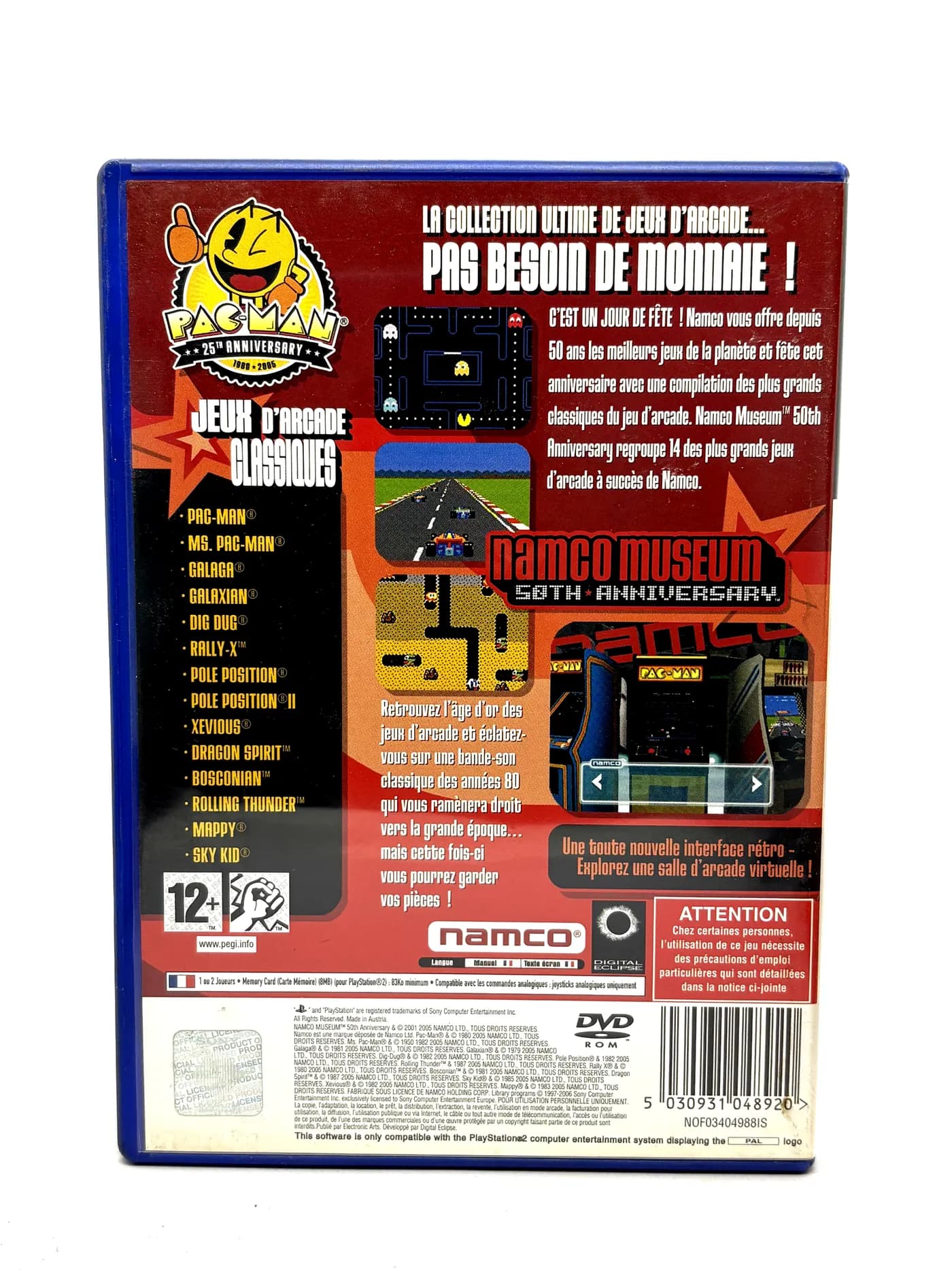 Namco Museum 50th Anniversary PS2