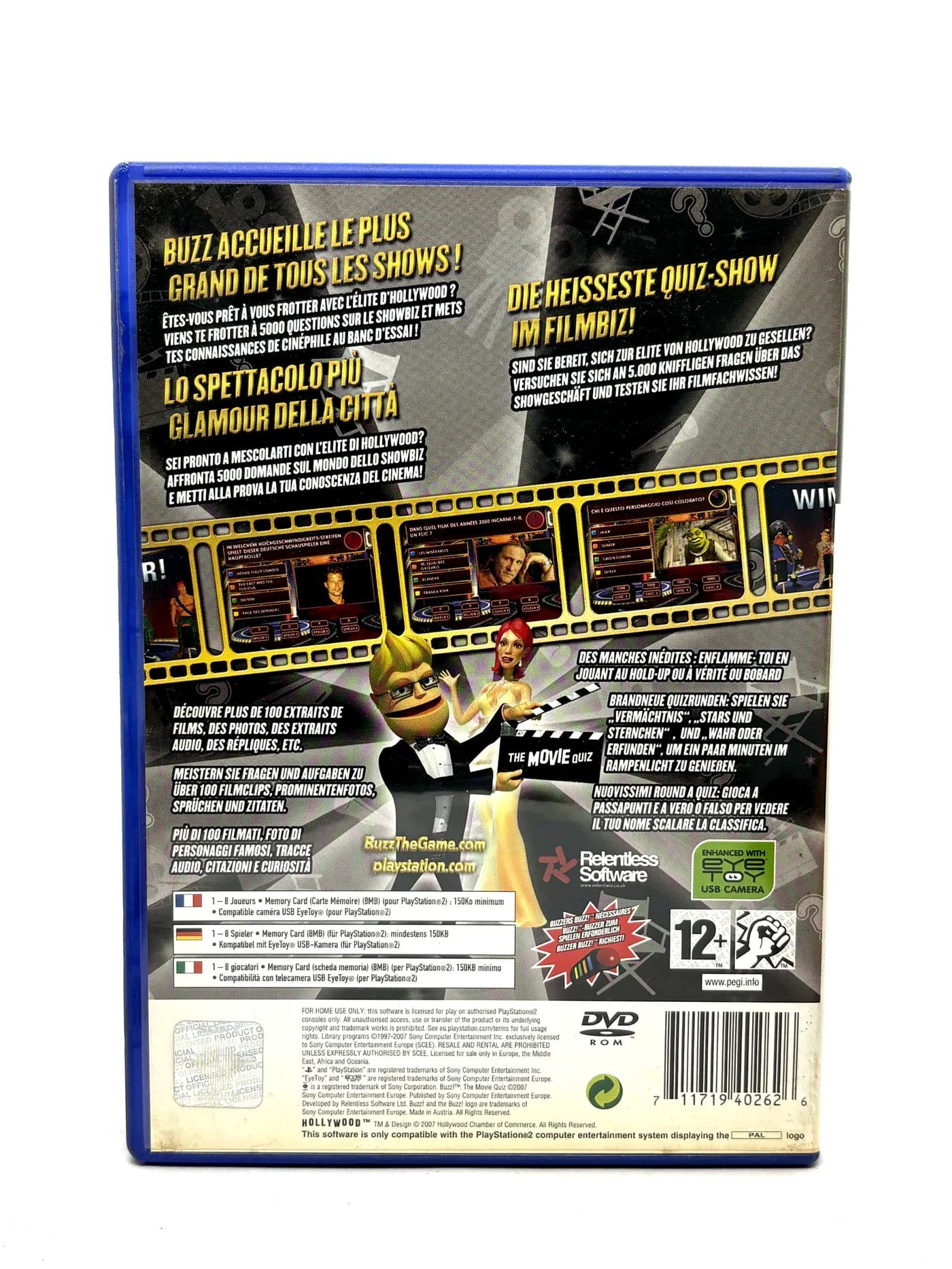 Buzz The Movie Quizz PS2 (FR)