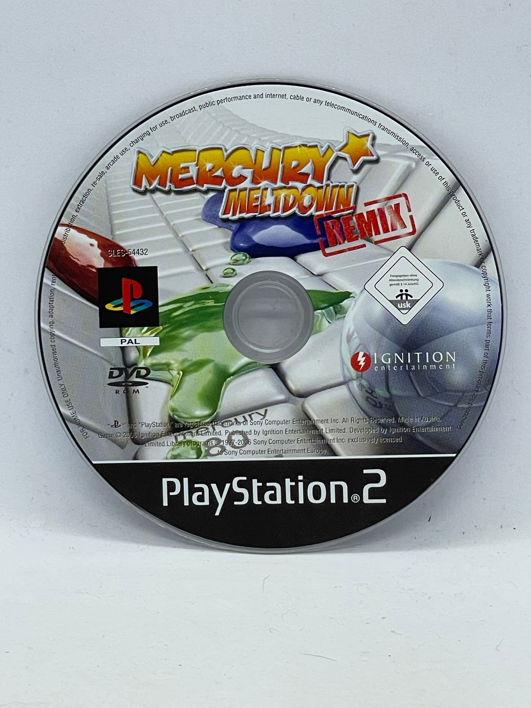 Mercury Meltdown Remix PS2 (CD)