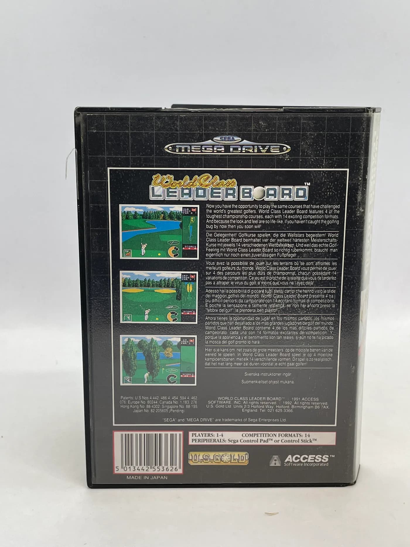World Class Leader Board Sega Mega Drive