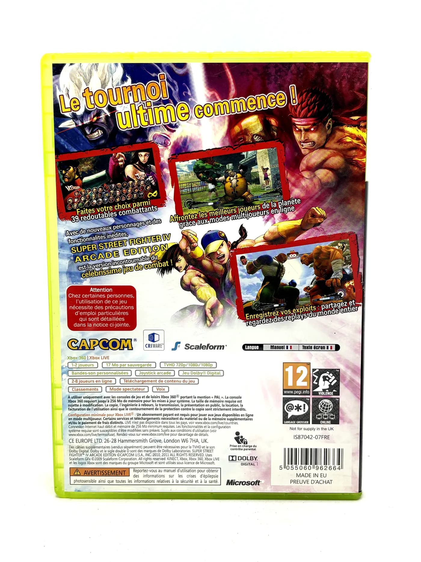 Super Street Fighter IV Arcade Edition Xbox 360
