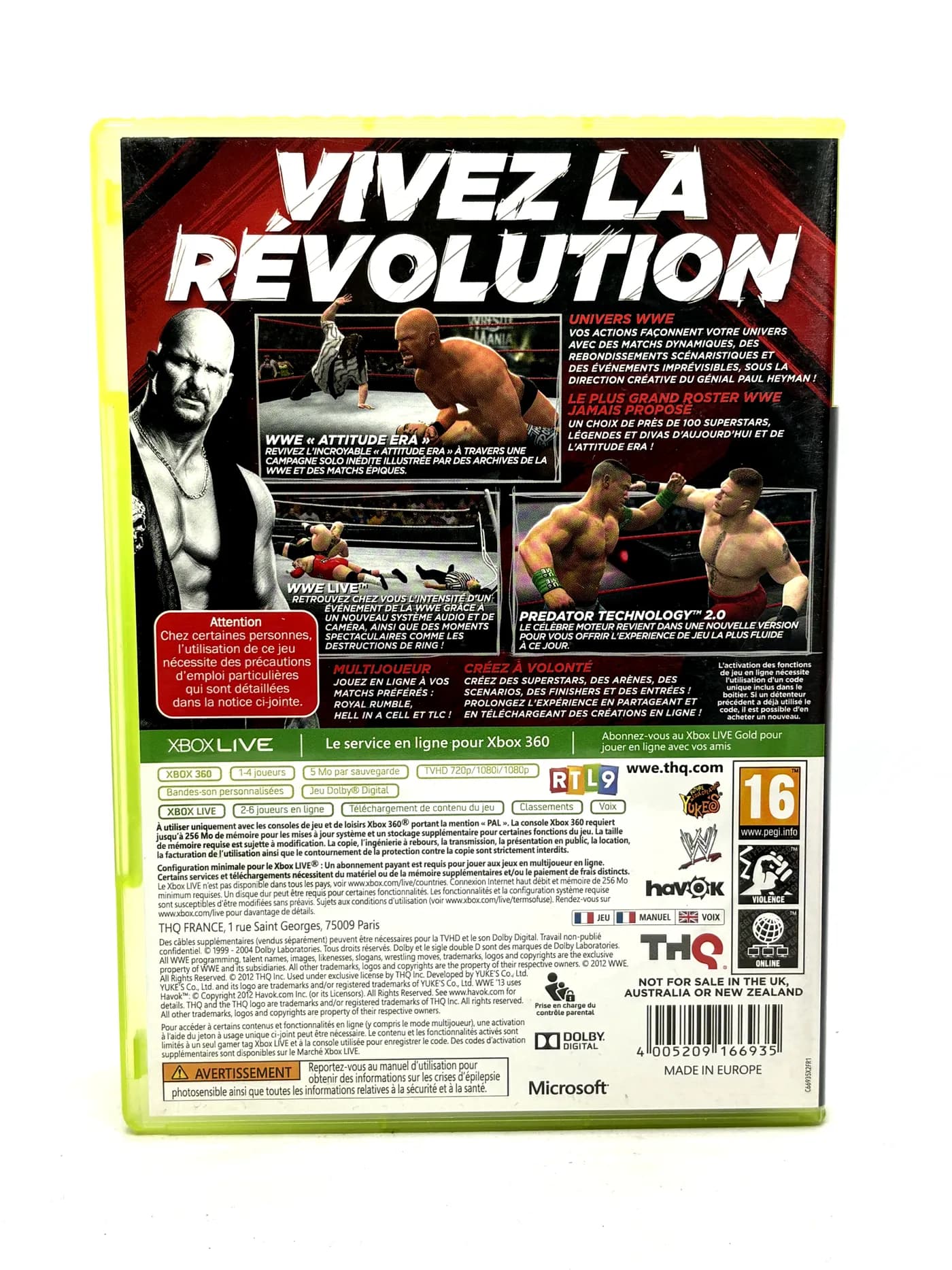 WWE '13 Xbox 360