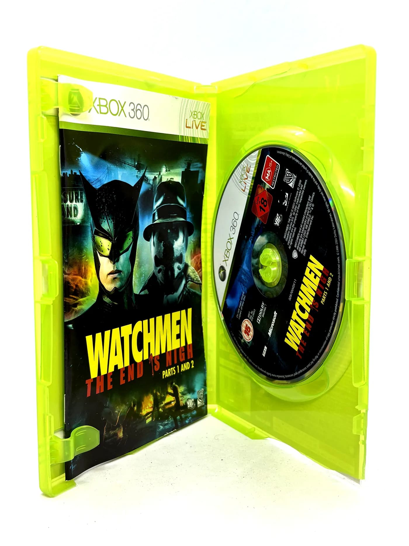 Watchmen The End is Nigh Part 1 & 2 Xbox 360