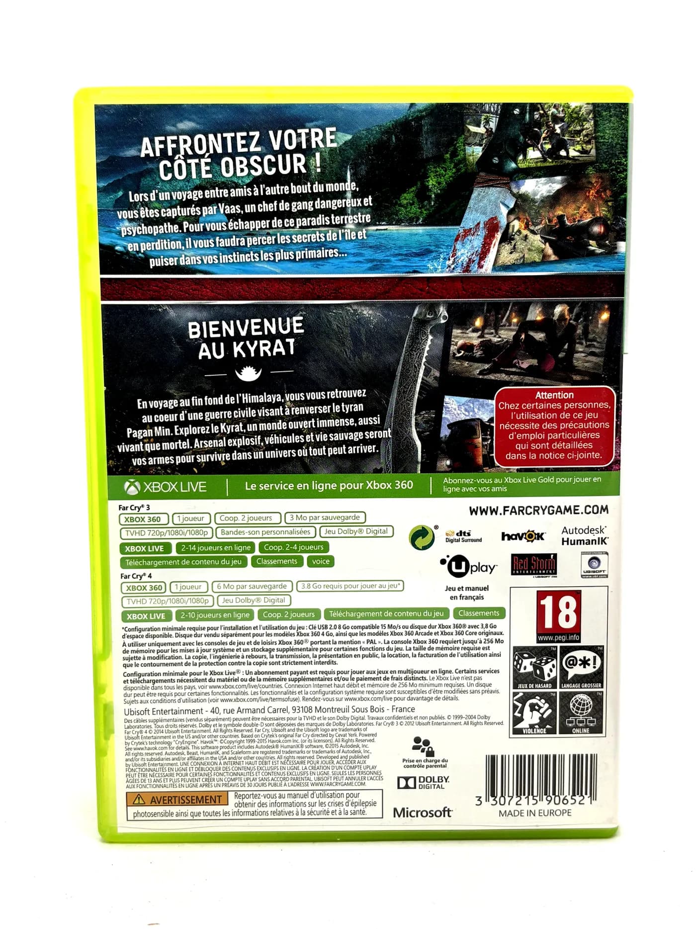 Far Cry 3 + Far Cry 4 Double Pack Xbox 360