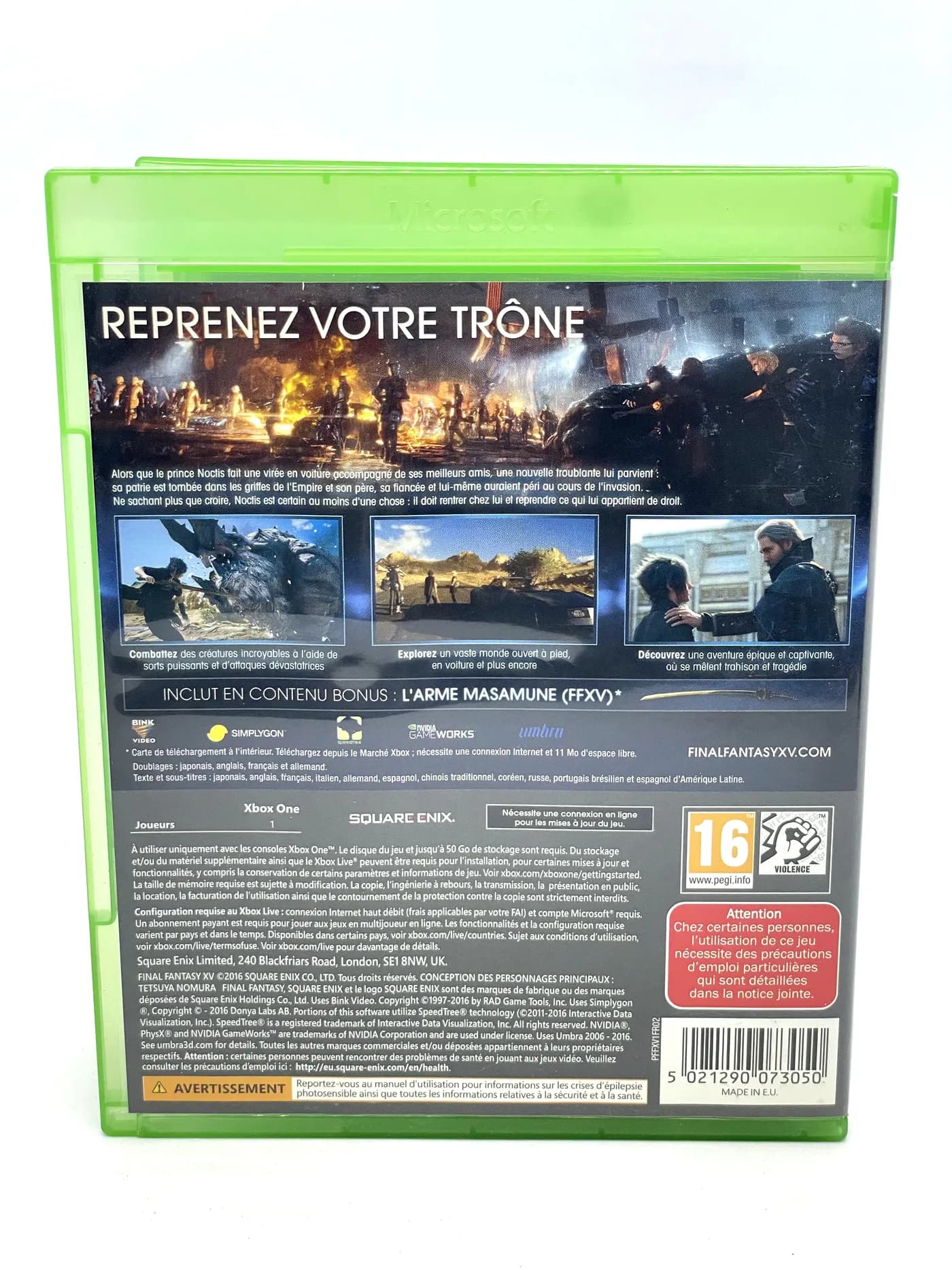 Final Fantasy XV Xbox One