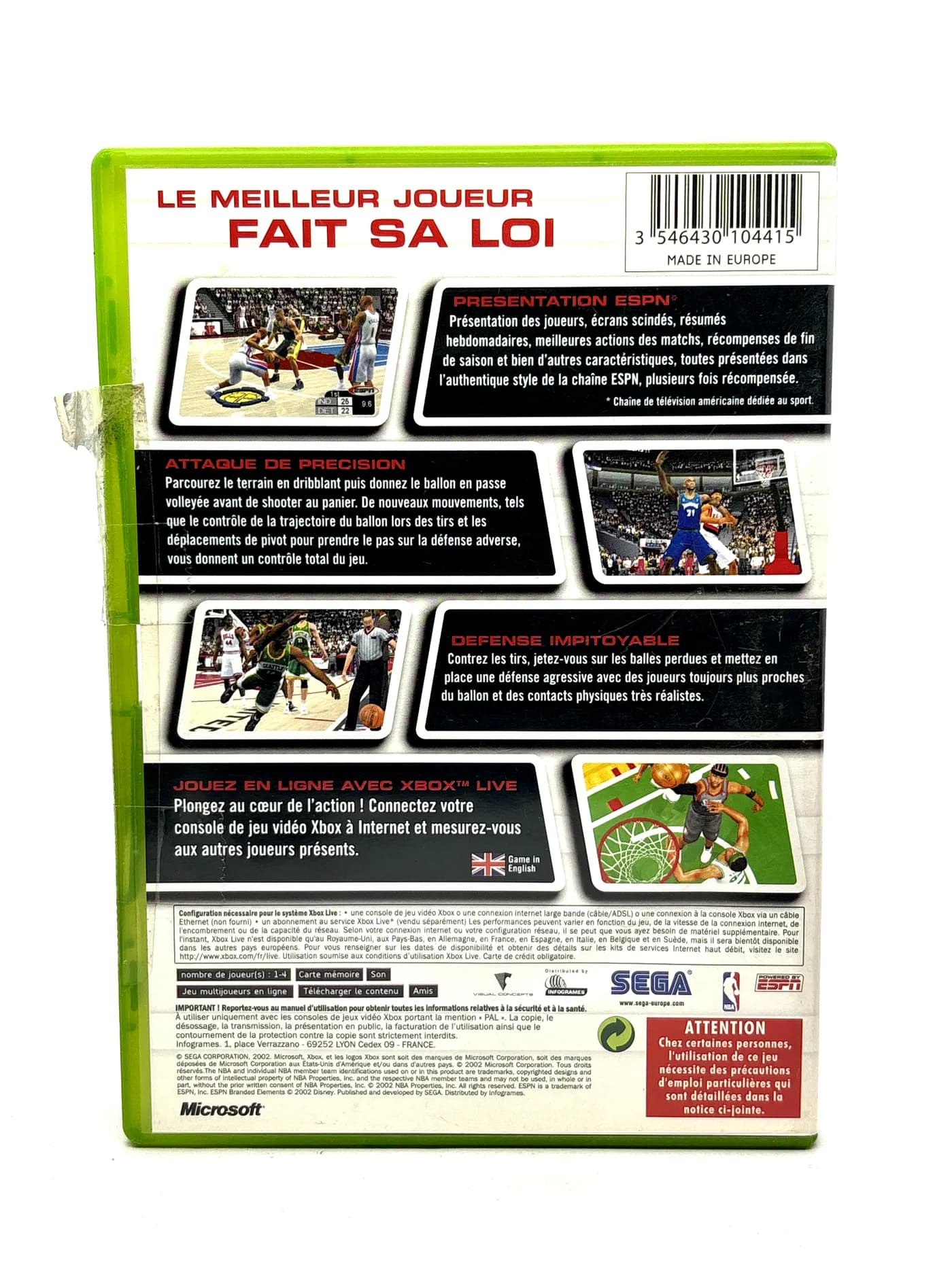 NBA 2K3 XBOX